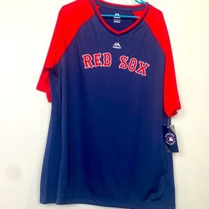 Red Sox men's blue T-shirt red and blue Limited edition
